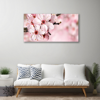 Bild canvas Blommor På Väggen