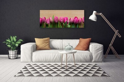 Bild canvas Blommor På Väggen