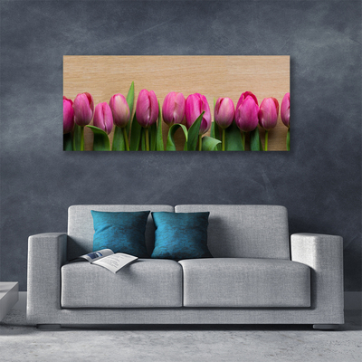 Bild canvas Blommor På Väggen