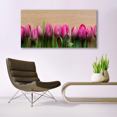 Bild canvas Blommor På Väggen