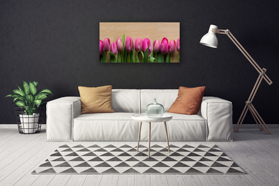 Bild canvas Blommor På Väggen