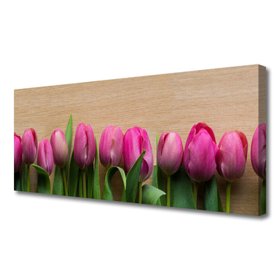 Bild canvas Blommor På Väggen