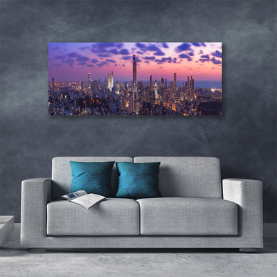 Canvas bild Stadens skyskrapor