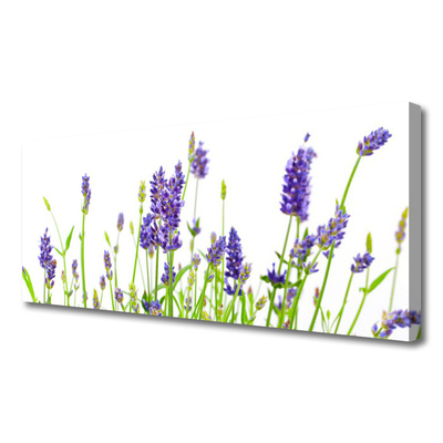 Bild på duk Blommor På Väggen