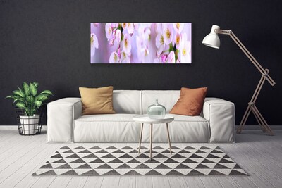 Bild på canvas Blommor På Väggen