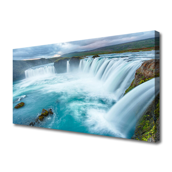 Bild canvas Natur vattenfall