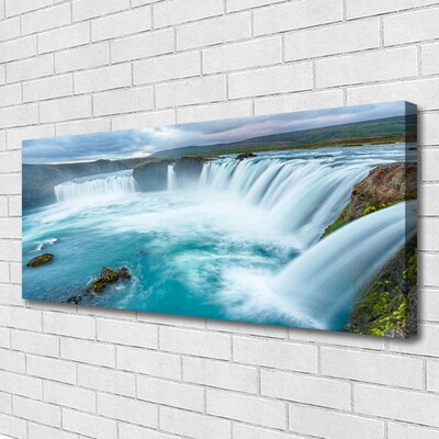 Bild canvas Natur vattenfall