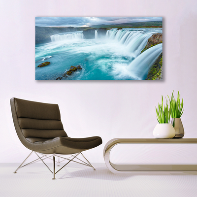 Bild canvas Natur vattenfall