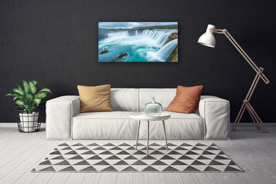 Bild canvas Natur vattenfall