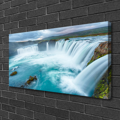 Bild canvas Natur vattenfall