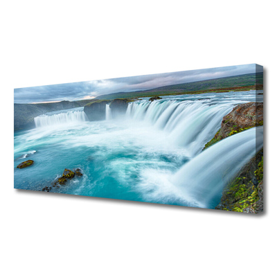 Bild canvas Natur vattenfall