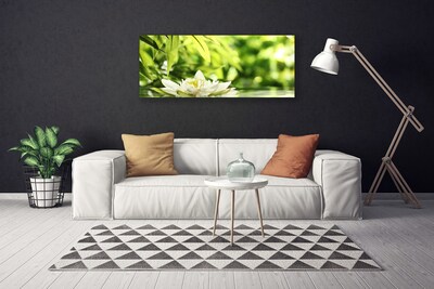 Bild canvas Blomma blad