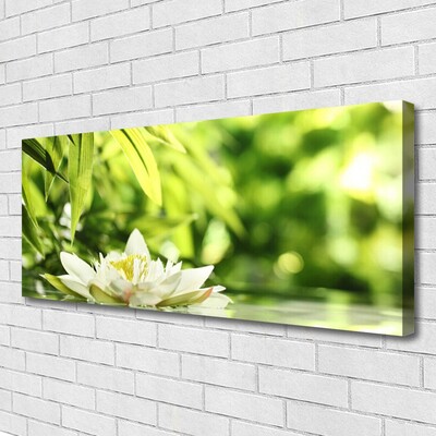 Bild canvas Blomma blad