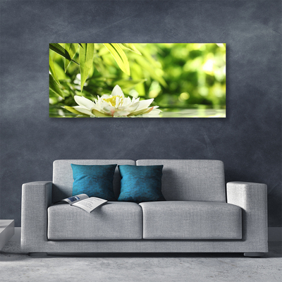 Bild canvas Blomma blad