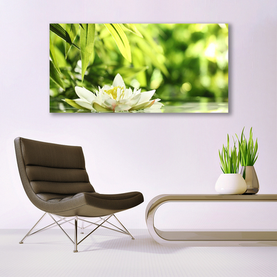 Bild canvas Blomma blad