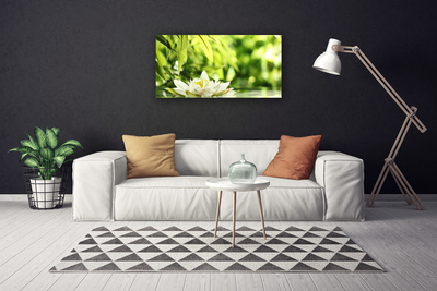 Bild canvas Blomma blad