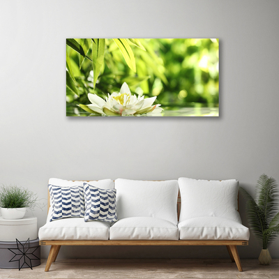 Bild canvas Blomma blad