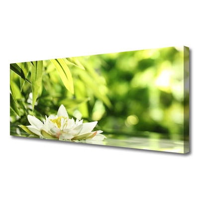 Bild canvas Blomma blad