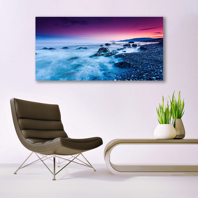 Canvas bild Ocean Beach Landskap