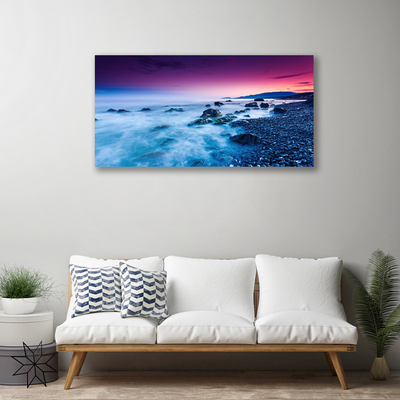 Canvas bild Ocean Beach Landskap