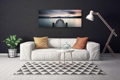 Canvas bild Bridge Sea arkitektur