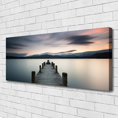 Canvas bild Bridge Sea arkitektur