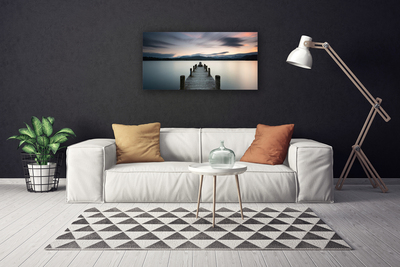 Canvas bild Bridge Sea arkitektur