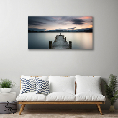 Canvas bild Bridge Sea arkitektur