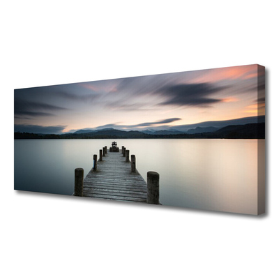 Canvas bild Bridge Sea arkitektur