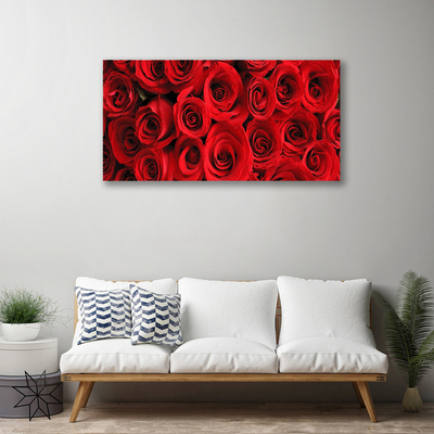 Fototryck canvas Rosor Blommor