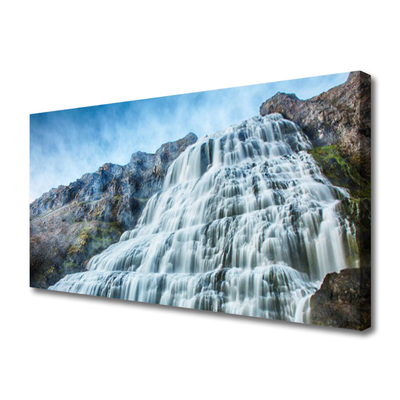 Bild canvas Natur vattenfall