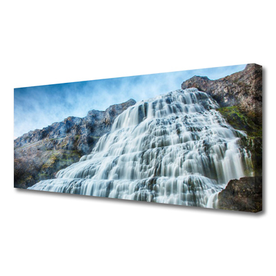 Bild canvas Natur vattenfall