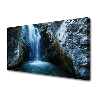 Bild canvas Natur vattenfall