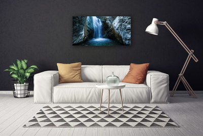 Bild canvas Natur vattenfall