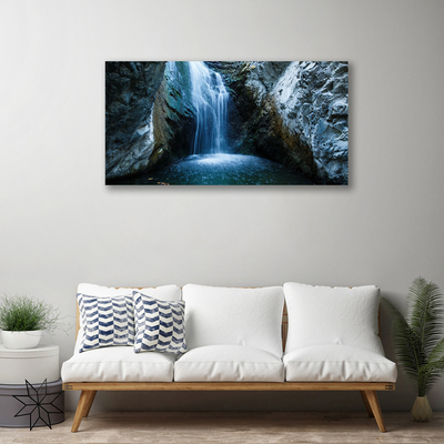 Bild canvas Natur vattenfall