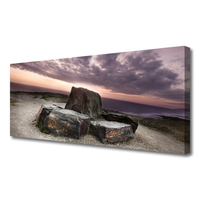 Fototryck canvas Stenlandskap