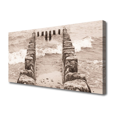 Canvas bild Ocean Beach arkitektur