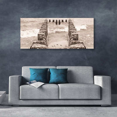 Canvas bild Ocean Beach arkitektur