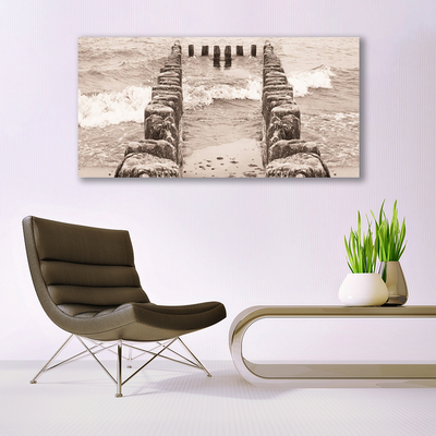 Canvas bild Ocean Beach arkitektur