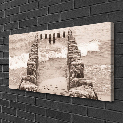 Canvas bild Ocean Beach arkitektur