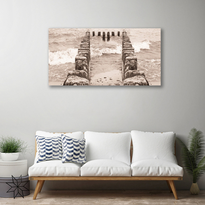 Canvas bild Ocean Beach arkitektur