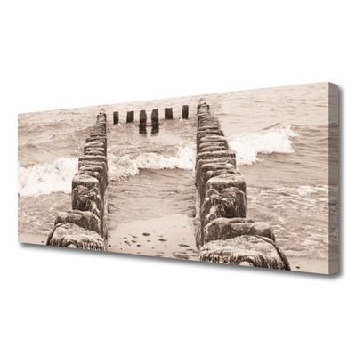 Canvas bild Ocean Beach arkitektur