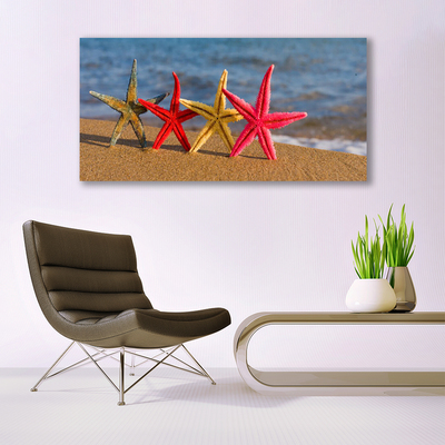 Foto till canvastavla Beach Starfish Art