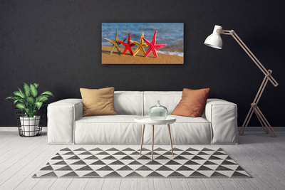 Foto till canvastavla Beach Starfish Art