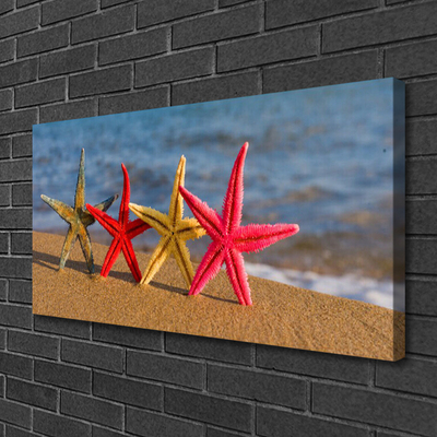 Foto till canvastavla Beach Starfish Art