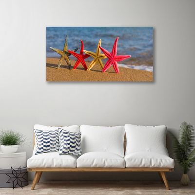 Foto till canvastavla Beach Starfish Art