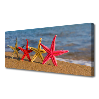 Foto till canvastavla Beach Starfish Art