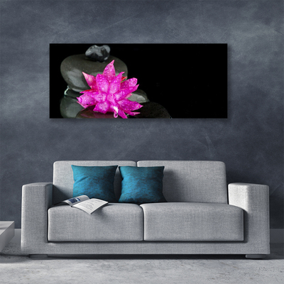 Bild canvas Blomstenar Svart