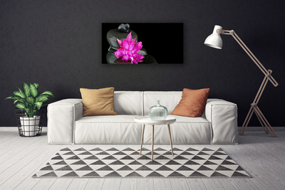 Bild canvas Blomstenar Svart