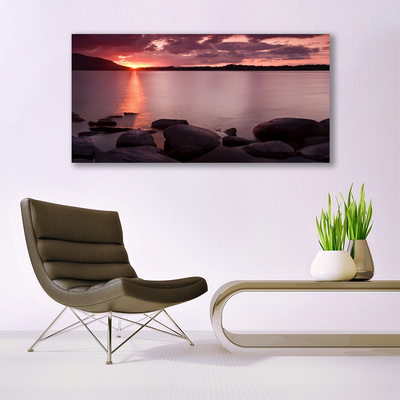 Bild canvas Havet stenar landskap